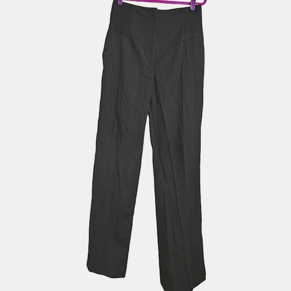 BCBGENERATION High Rise Straight Leg black trousers. Size 6 - Picture 1 of 7
